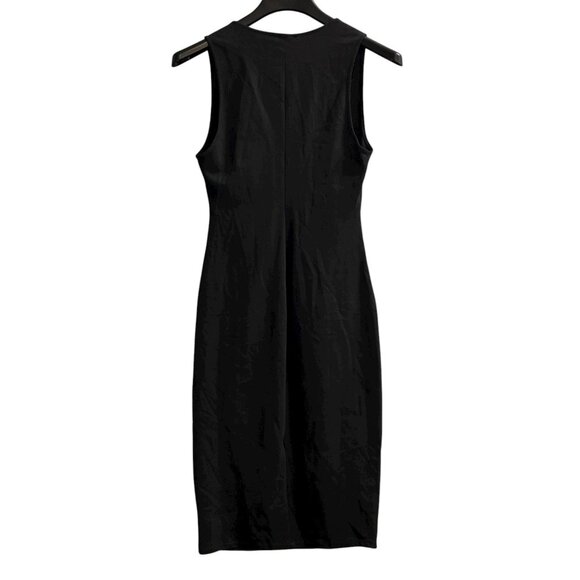 Brende Dress Womens S Black Sleeveless Midi Babydoll Timeless Elegance Classic - Picture 3 of 11